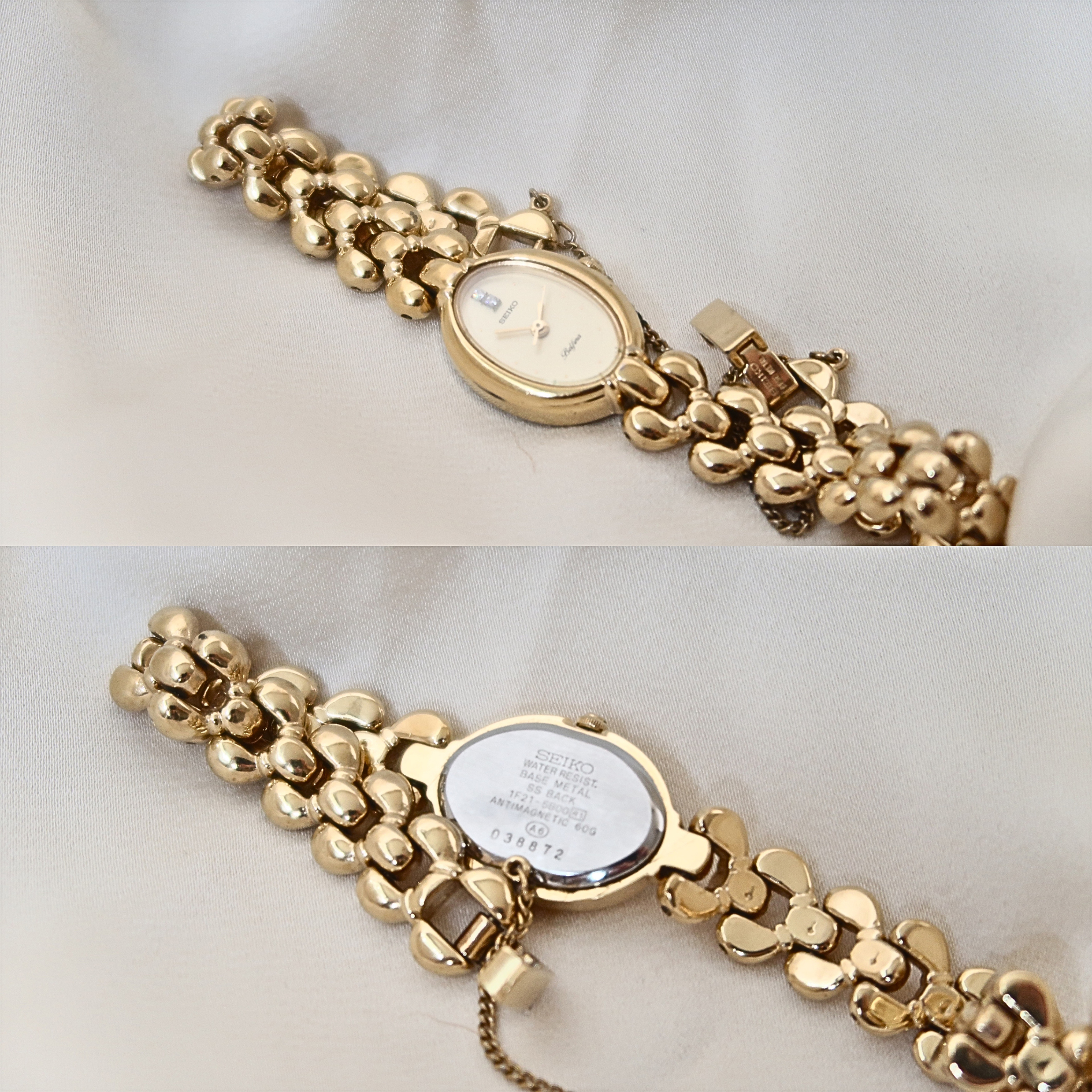 Vintage Seiko Belfina SWGX018 Gold-Tone Jewellery Watch — Circa 1990