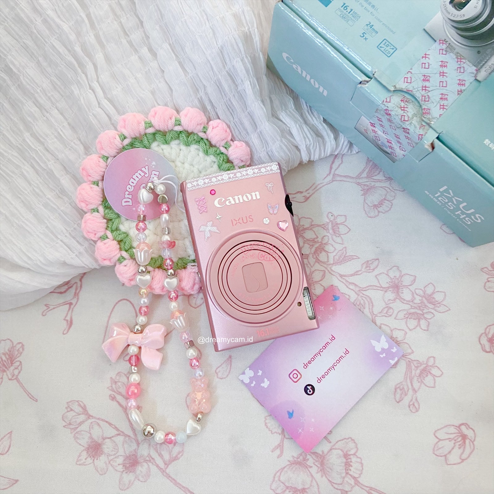Canon Ixus 125 HS pink | Digital Camera CCD Digicam