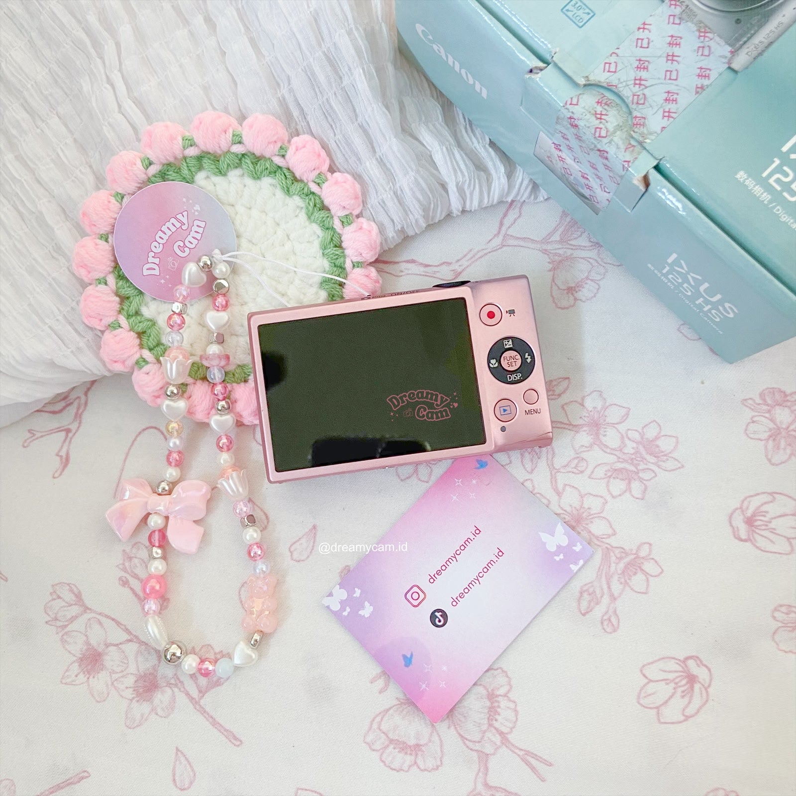 Canon Ixus 125 HS pink | Digital Camera CCD Digicam