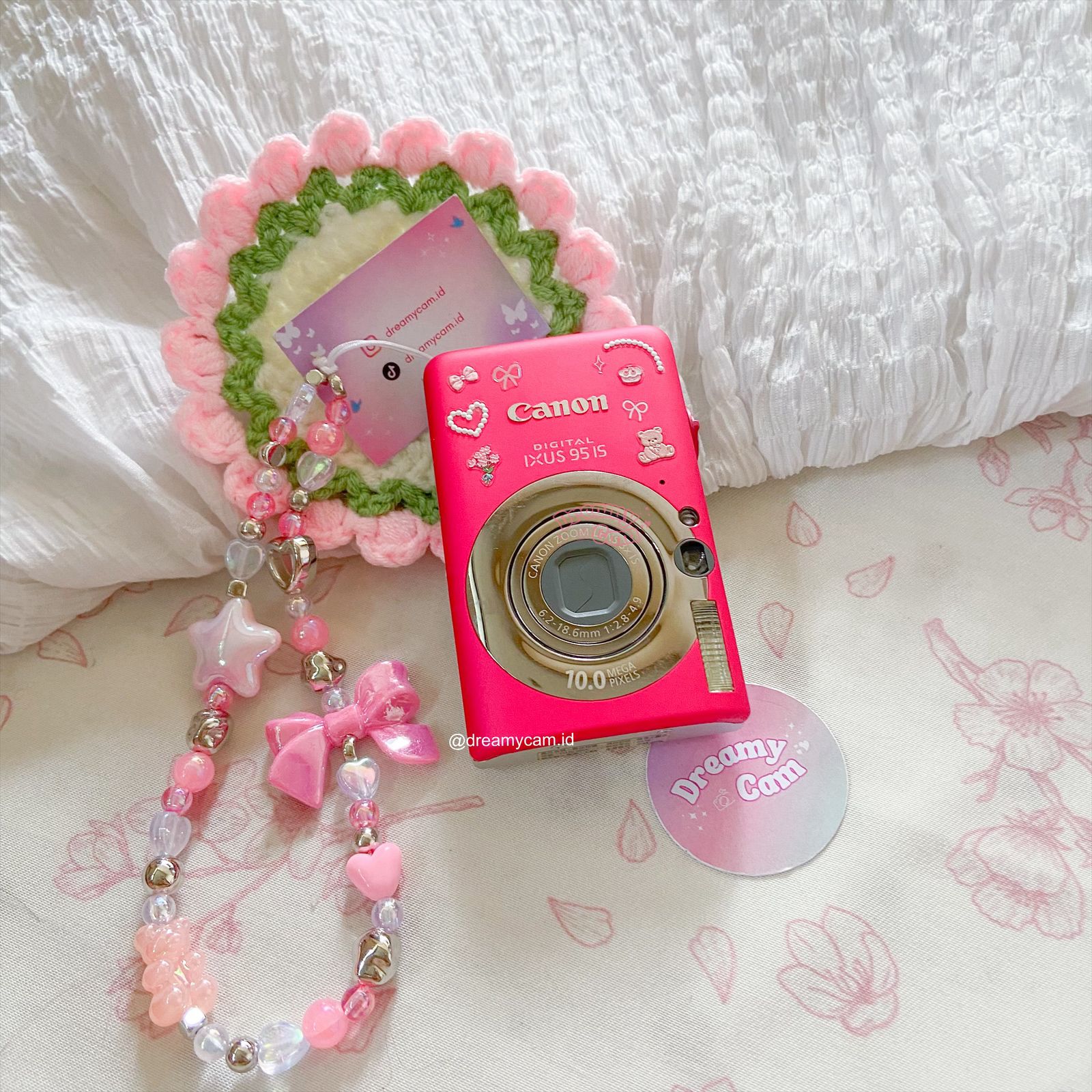 Canon Ixus 95 IS pink | Digital Camera CCD Digicam