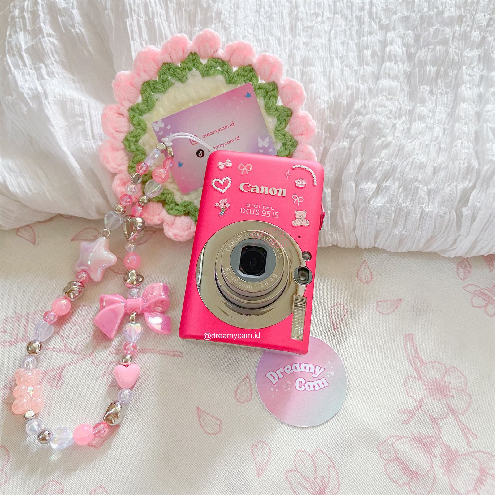 Canon Ixus 95 IS pink | Digital Camera CCD Digicam