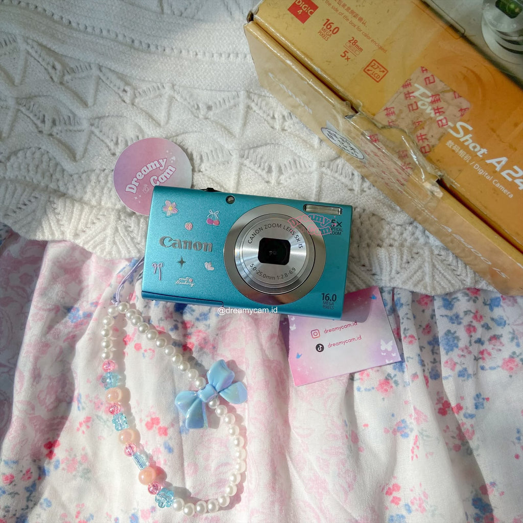 Canon Powershot A2400 IS Soft Blue with Original Box | Digital Camera CCD Digicam