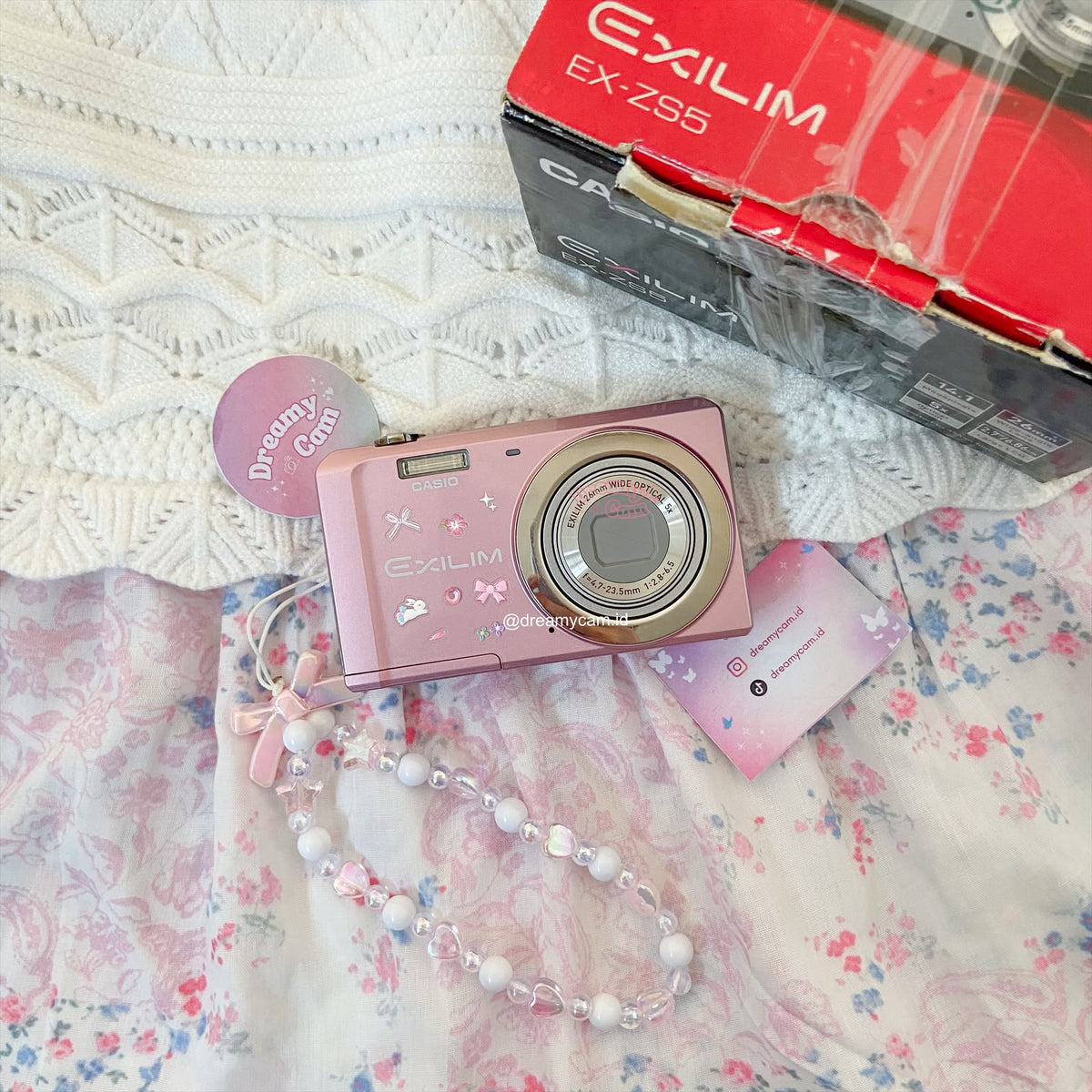 Casio Exilim ZS5 Pink with box | Digital Camera CCD Digicam
