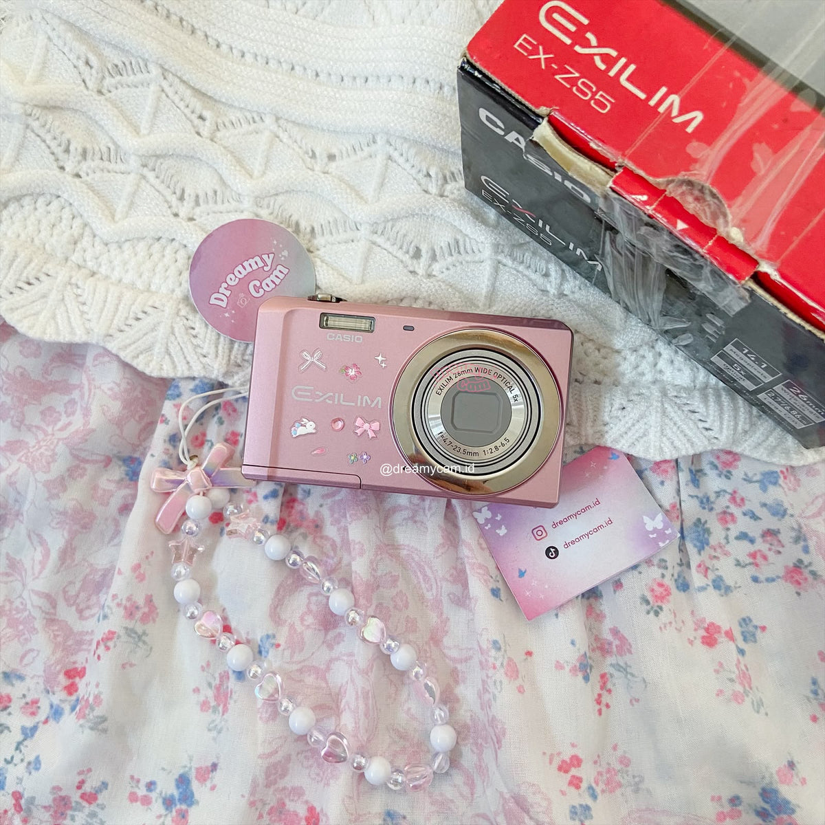 Casio Exilim ZS5 Pink with box | Digital Camera CCD Digicam