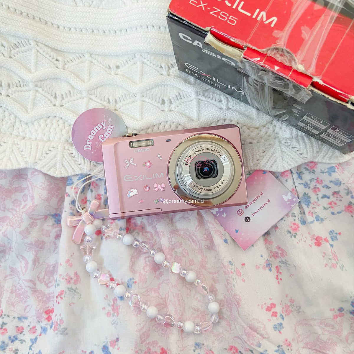 Casio Exilim ZS5 Pink with box | Digital Camera CCD Digicam
