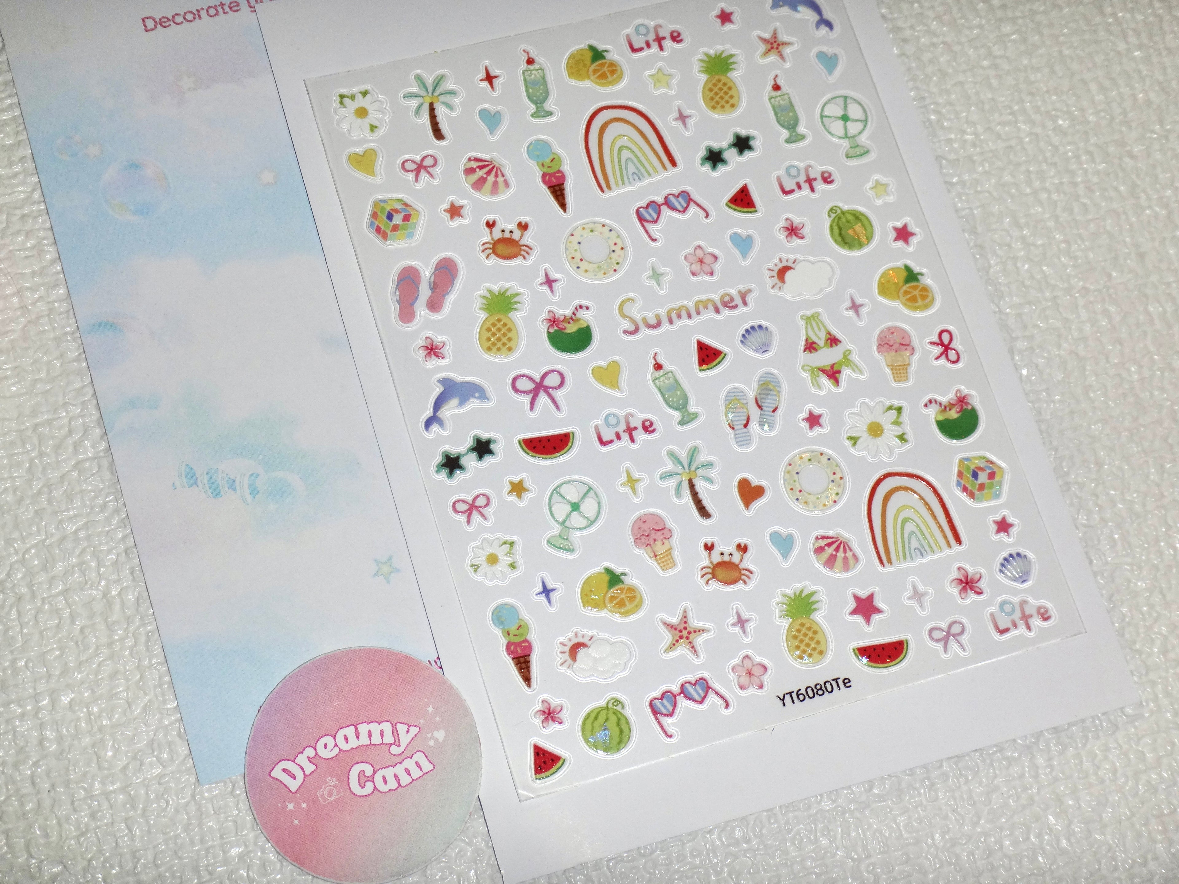 5D Digital Camera Stickers - Fun Theme