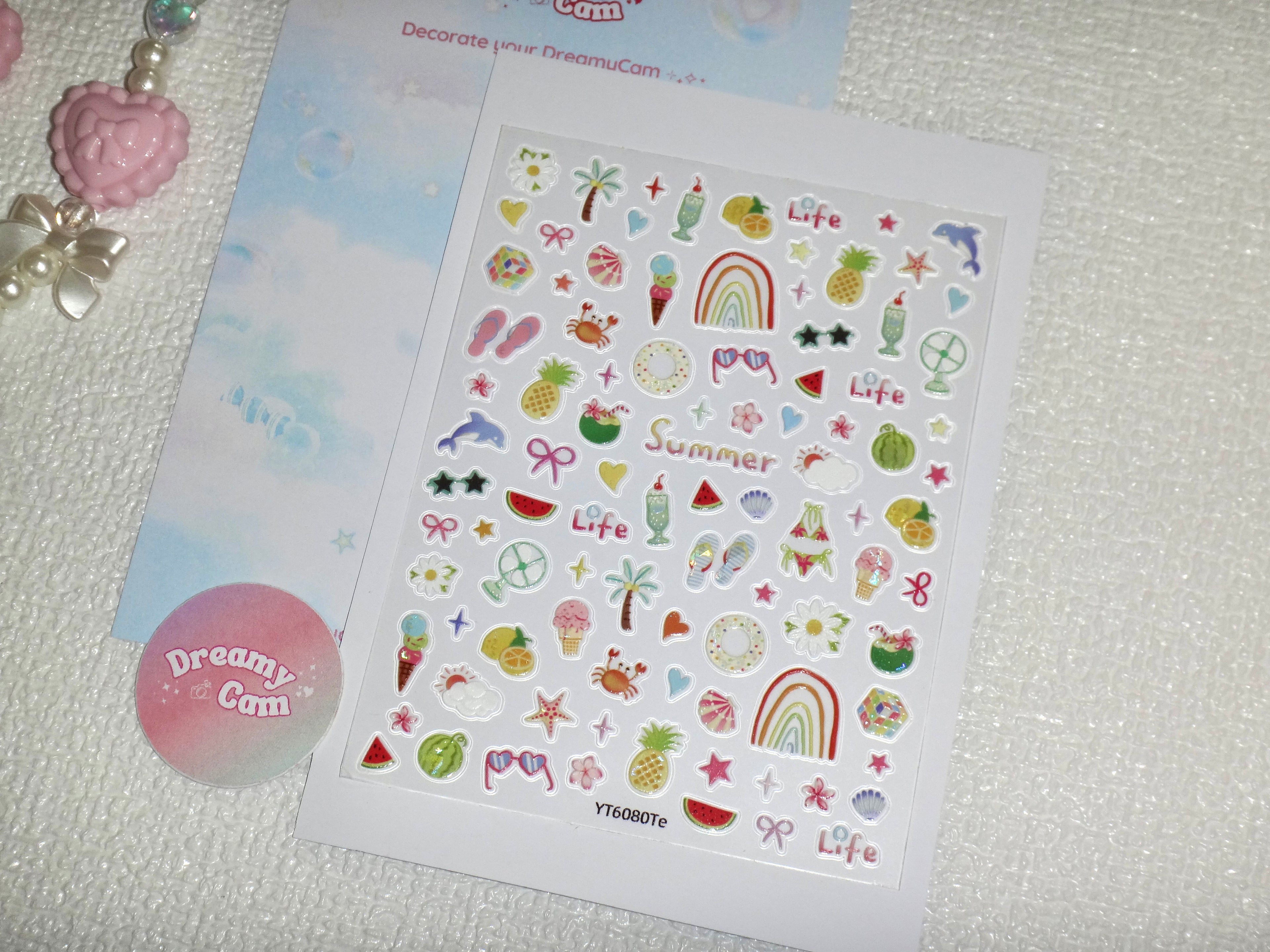 5D Digital Camera Stickers - Fun Theme