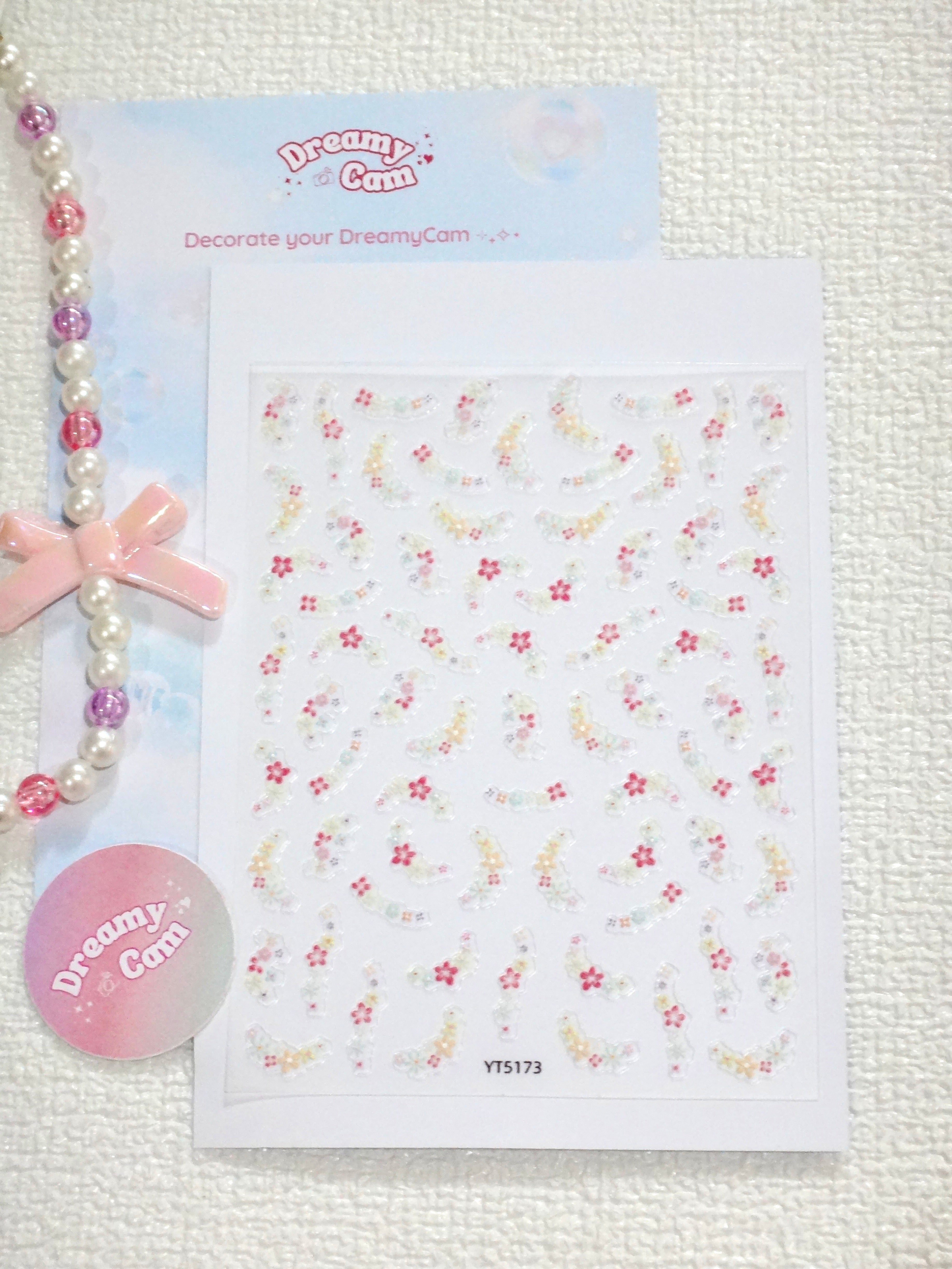 5D Digital Camera Stickers - Spring