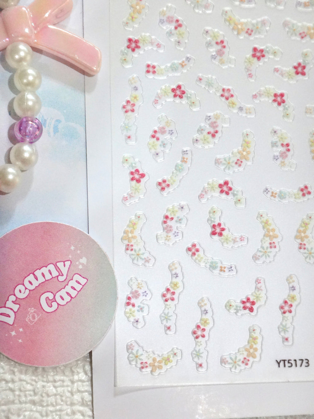 5D Digital Camera Stickers - Spring