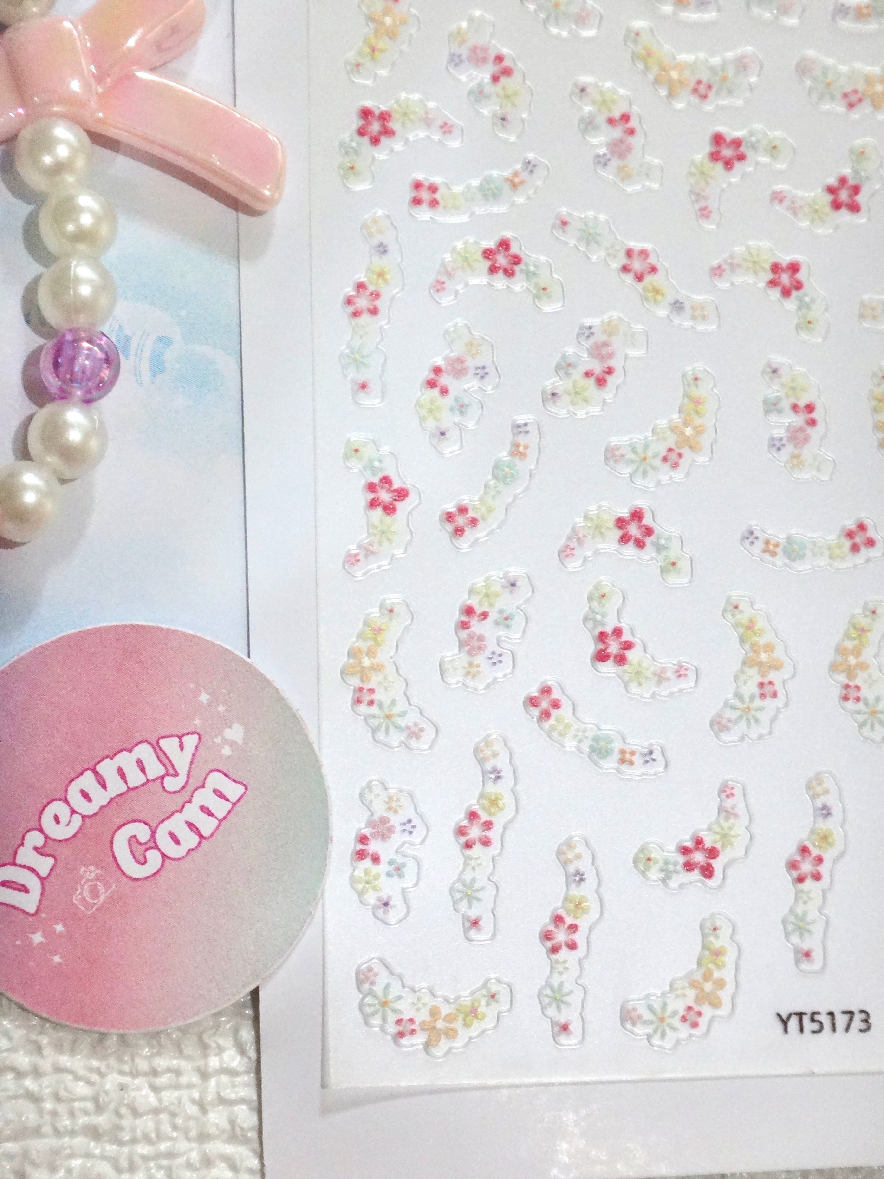 5D Digital Camera Stickers - Spring