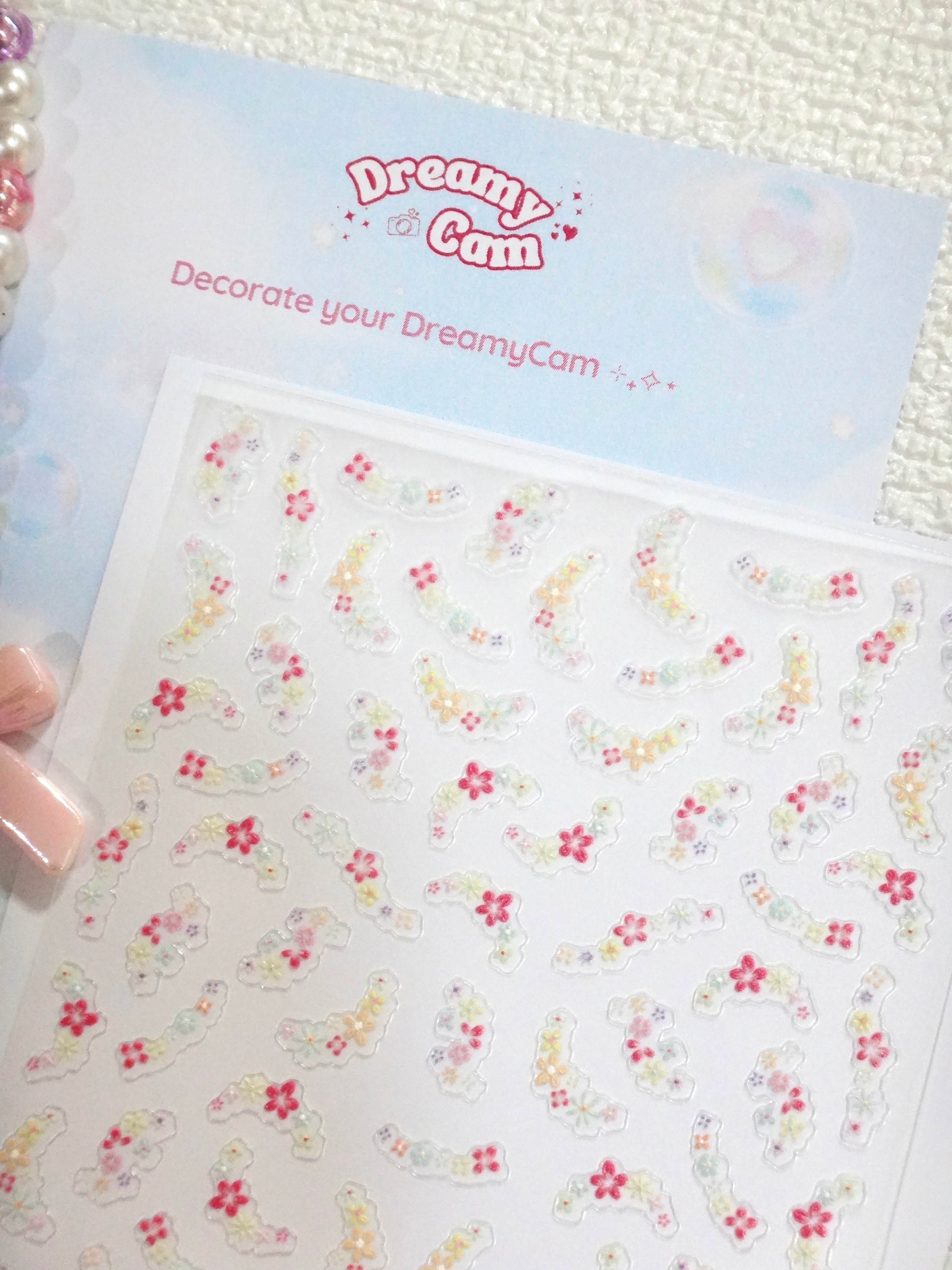 5D Digital Camera Stickers - Spring