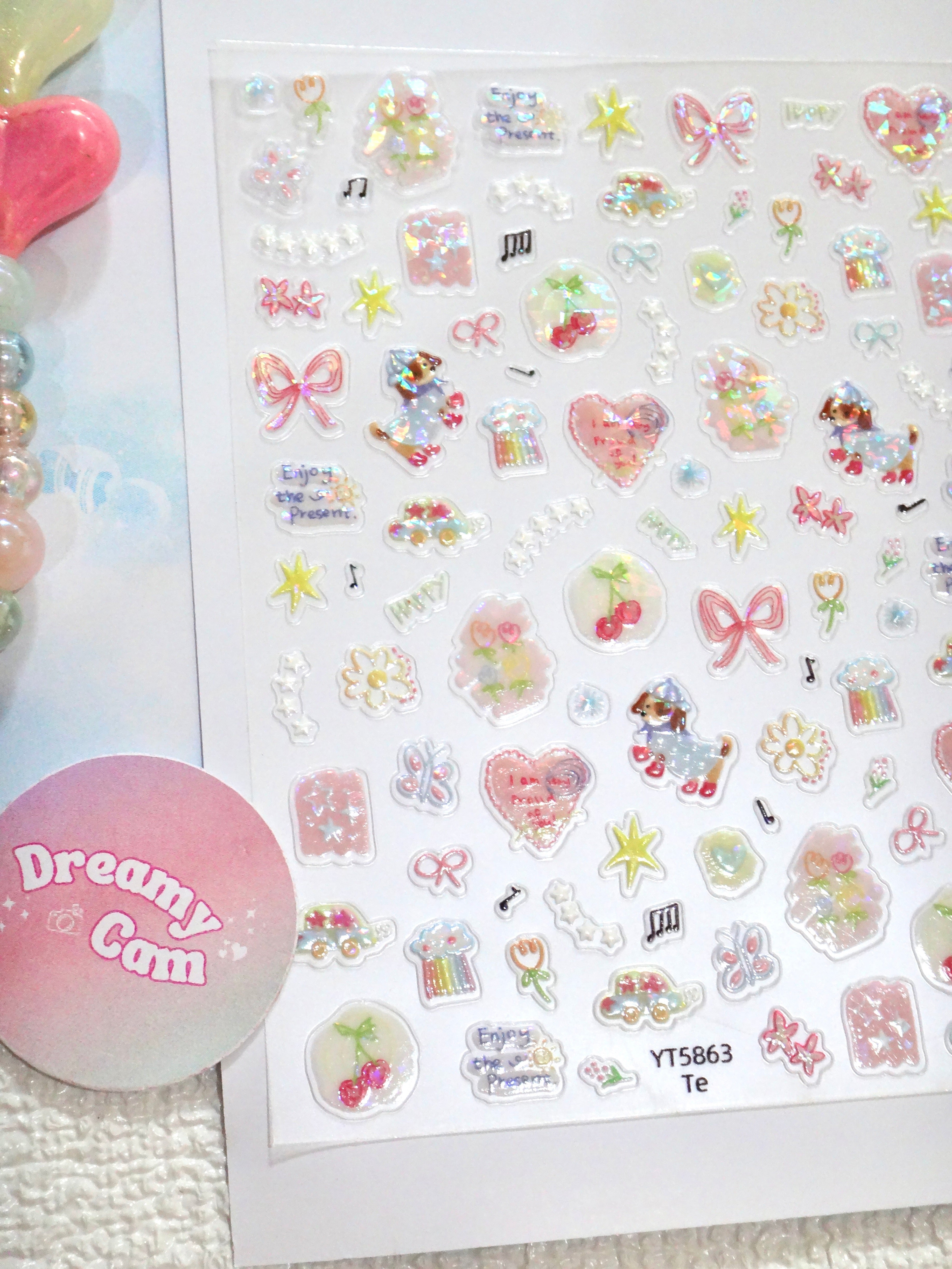 5D Digital Camera Stickers - Fun Theme