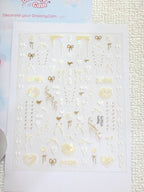 5D Digital Camera Stickers - Bow & Hearts