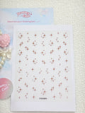 5D Digicam Stickers | Y2K Aesthetic Camera Stickers | Rose Gold Sparkles - Y | Silver Ornaments - Y | White Stars Butterfly - T