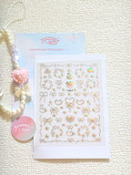 5D Digital Camera Stickers - Bow & Hearts