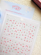 5D Camera Stickers – Floral - Pink Small Floral