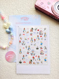 5D Digicam Stickers | Y2K Aesthetic Camera Stickers | Animal Peter Rabbit Bow