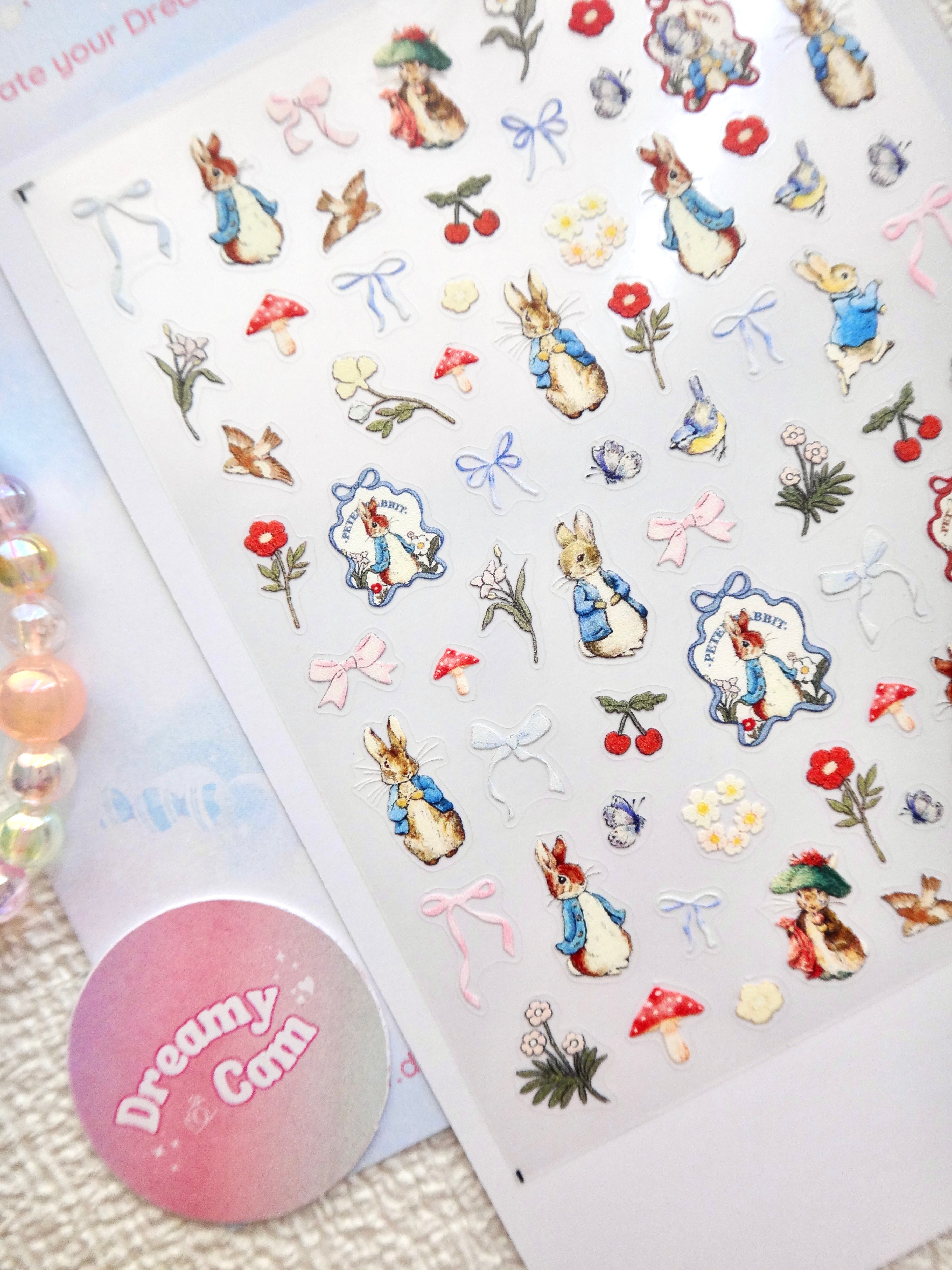 5D Camera Stickers – Animal - Peter Rabbit Bow