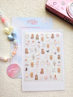 5D Camera Stickers – Animal - Bear Ballet