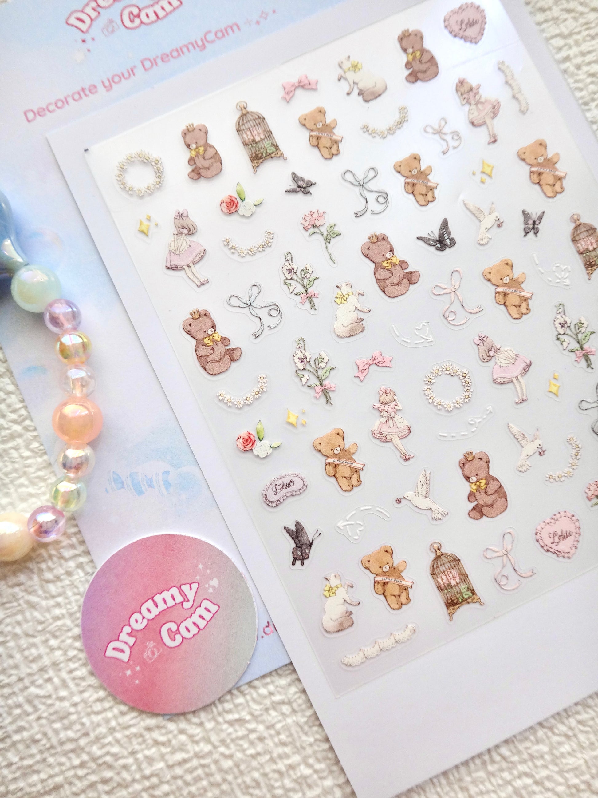 5D Camera Stickers – Animal - Bear Ballet