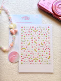 5D Digicam Stickers | Y2K Aesthetic Camera Stickers | Floral - Pink Springs