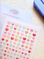 5D Camera Stickers – Bow & Hearts - Jelly Hearts