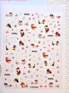 5D Camera Stickers – Animal - Daschund Dog Playful