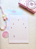 5D Digicam Stickers | Y2K Aesthetic Camera Stickers | Lace White