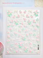 5D Camera Stickers – Floral - Soft Pink Floral