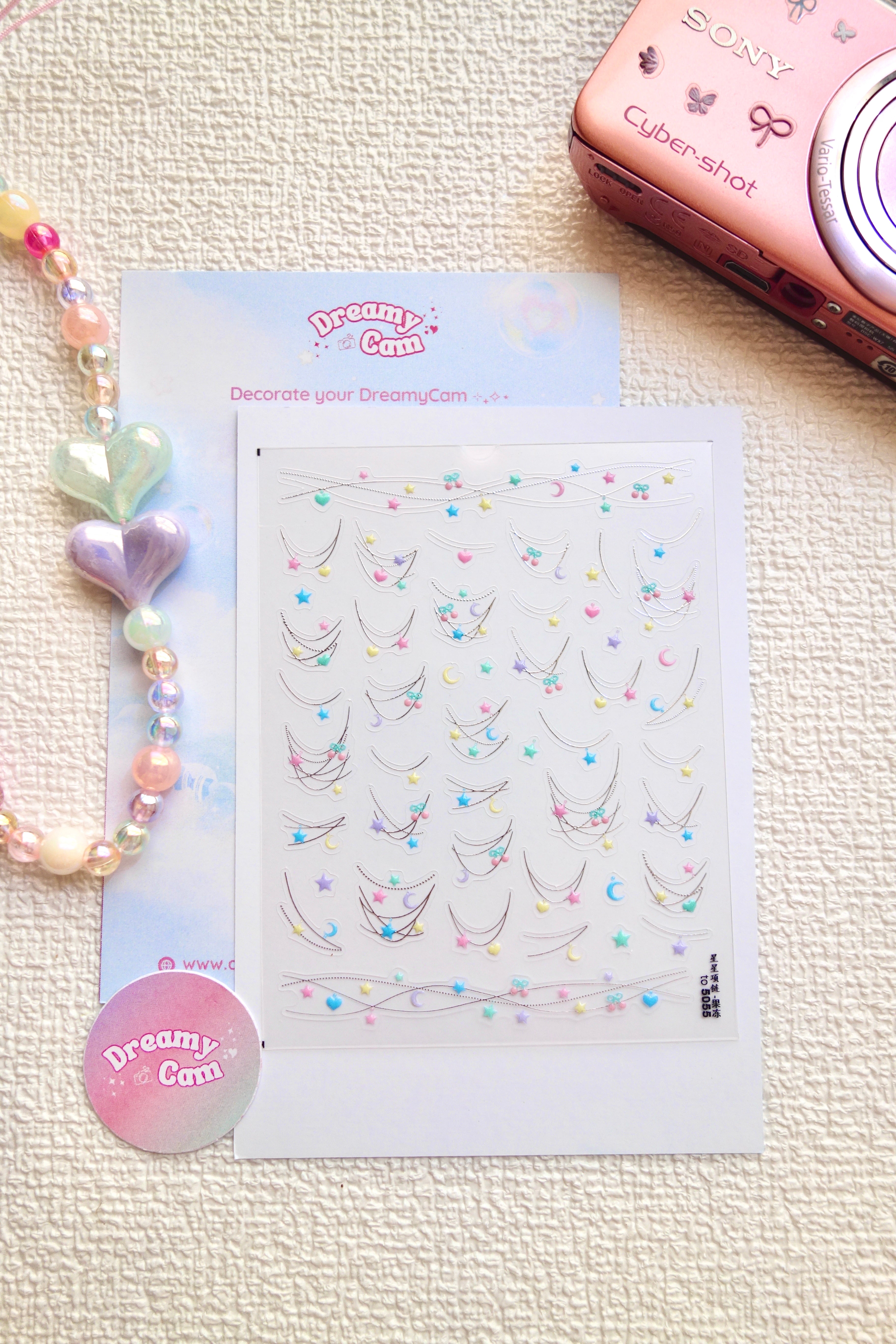 5D Camera Stickers – Ornaments - Chain Stars
