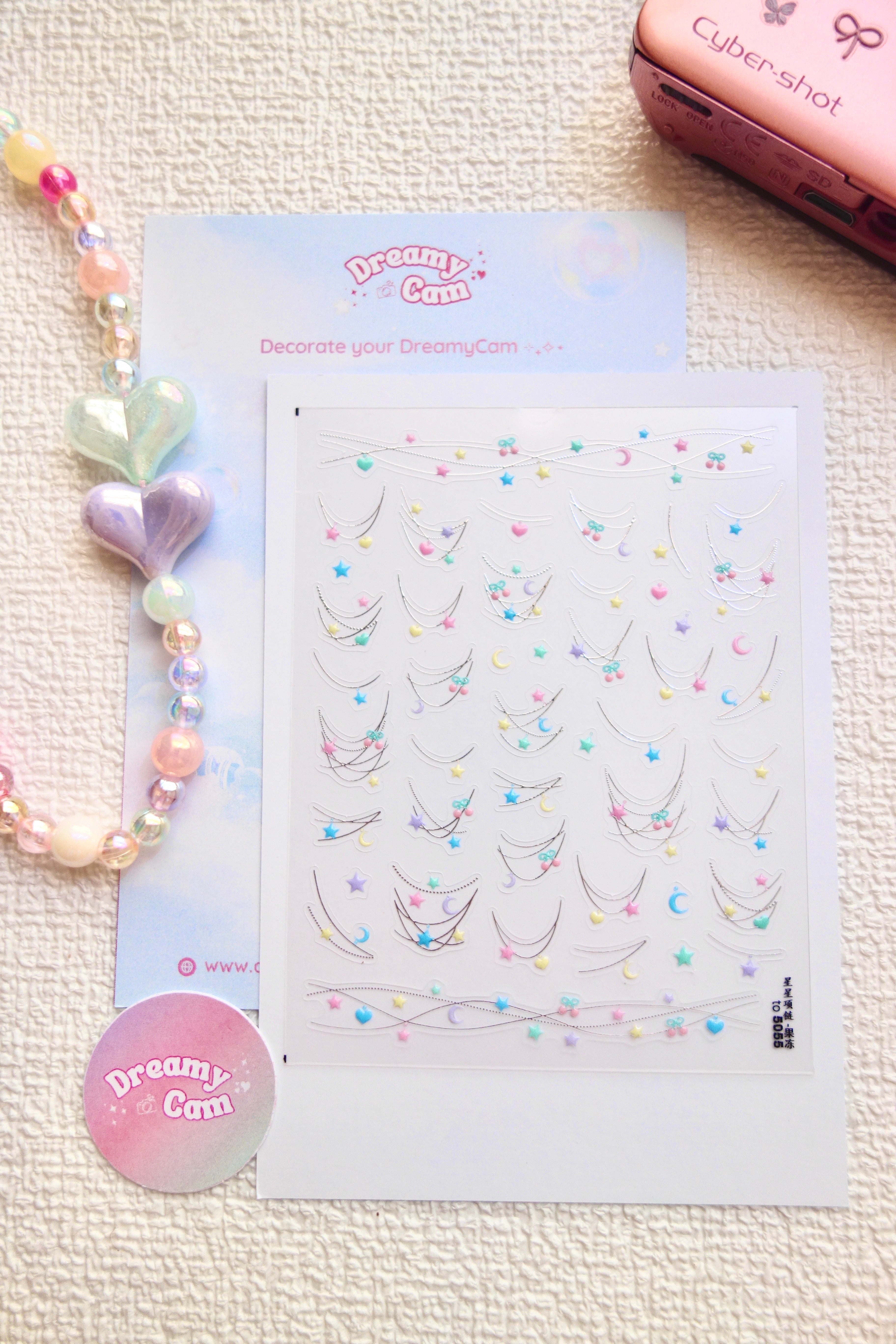 5D Camera Stickers – Ornaments - Chain Stars