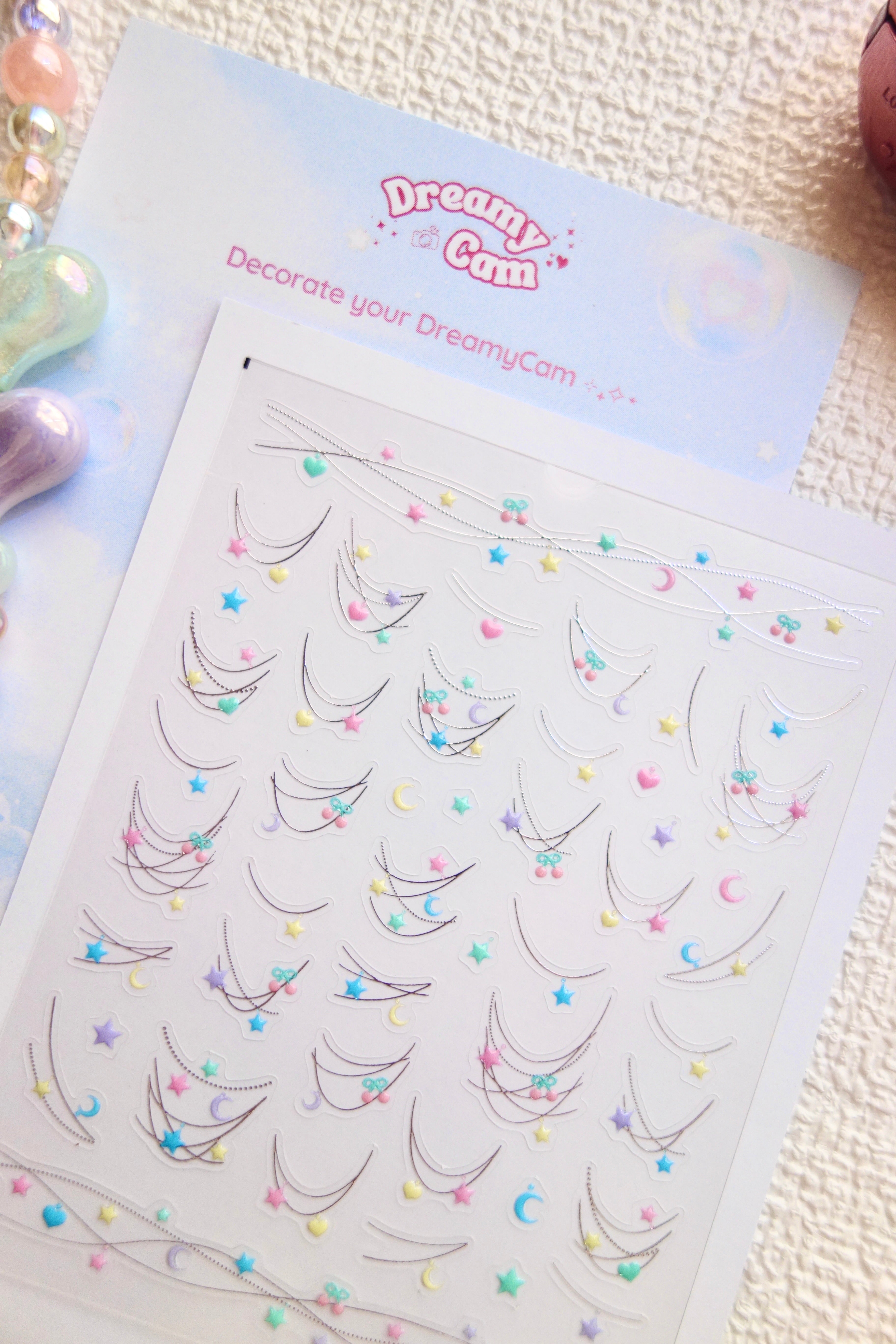 5D Camera Stickers – Ornaments - Chain Stars