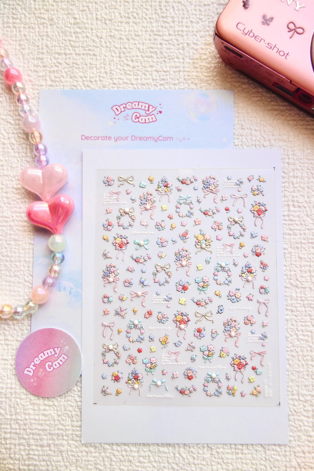 5D Camera Stickers – Floral - Dainty Floral