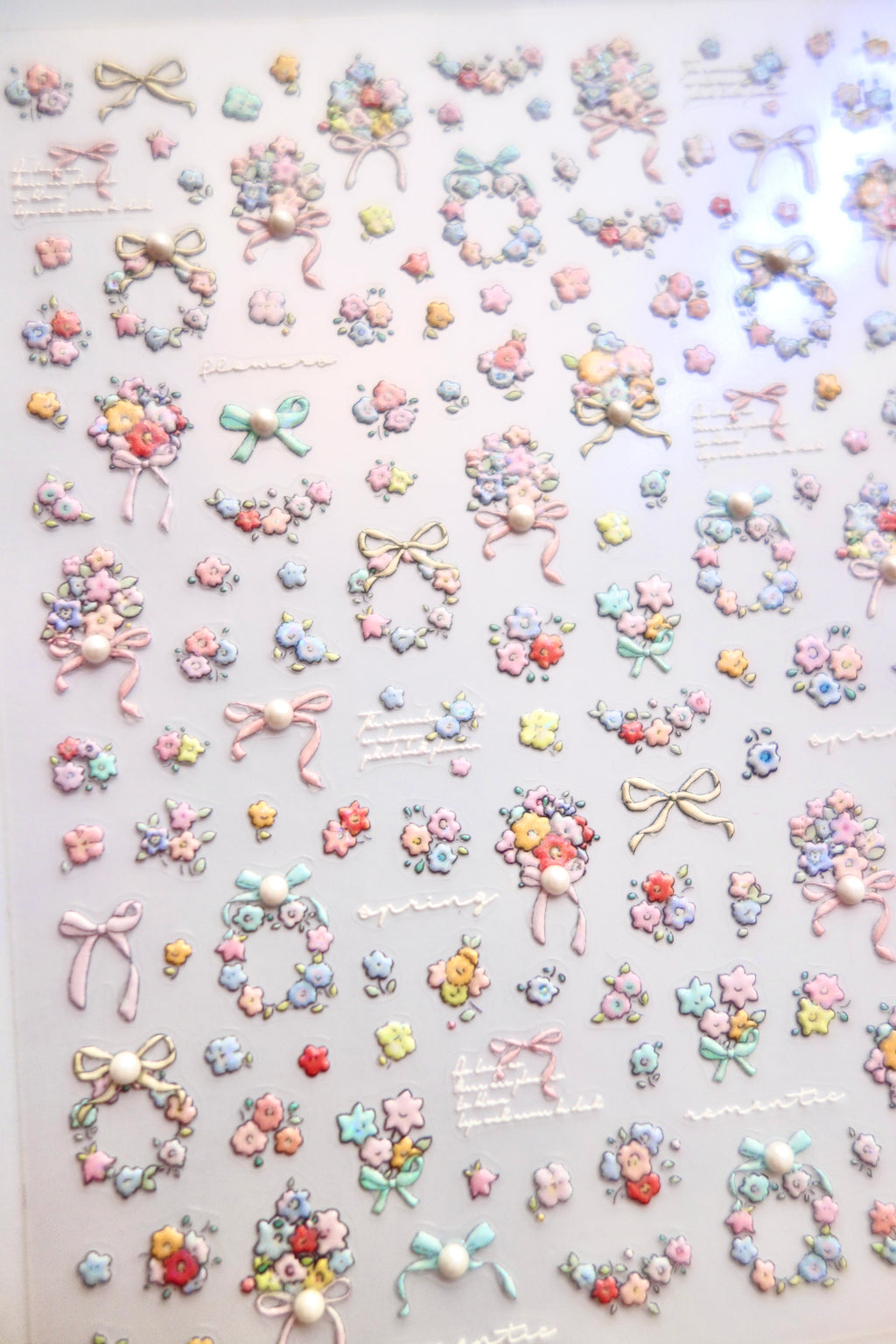 5D Camera Stickers – Floral - Dainty Floral