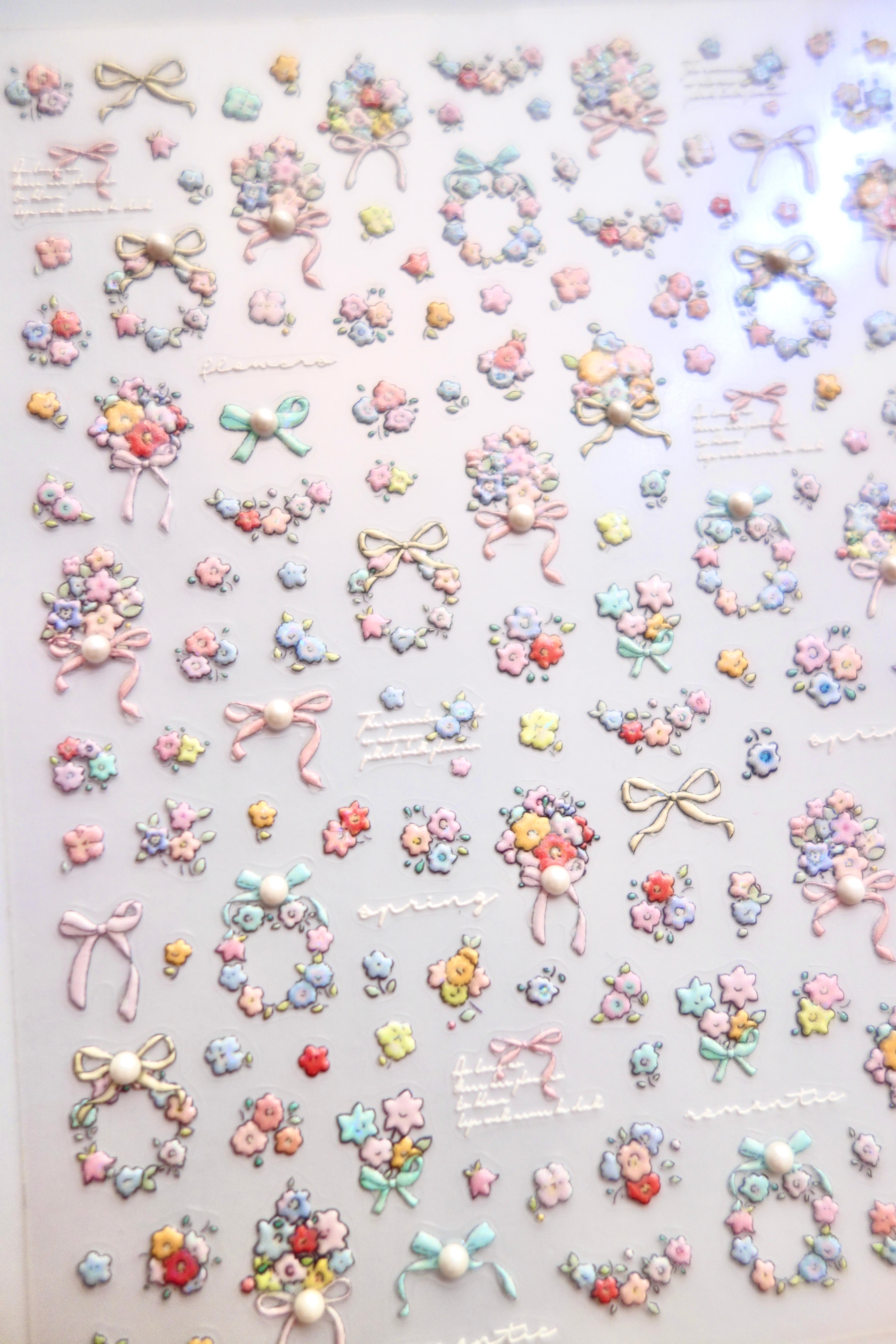 5D Camera Stickers – Floral - Dainty Floral
