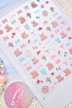 5D Camera Stickers – Animal - Bear Bow