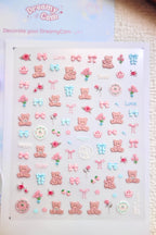 5D Camera Stickers – Animal - Bear Bow