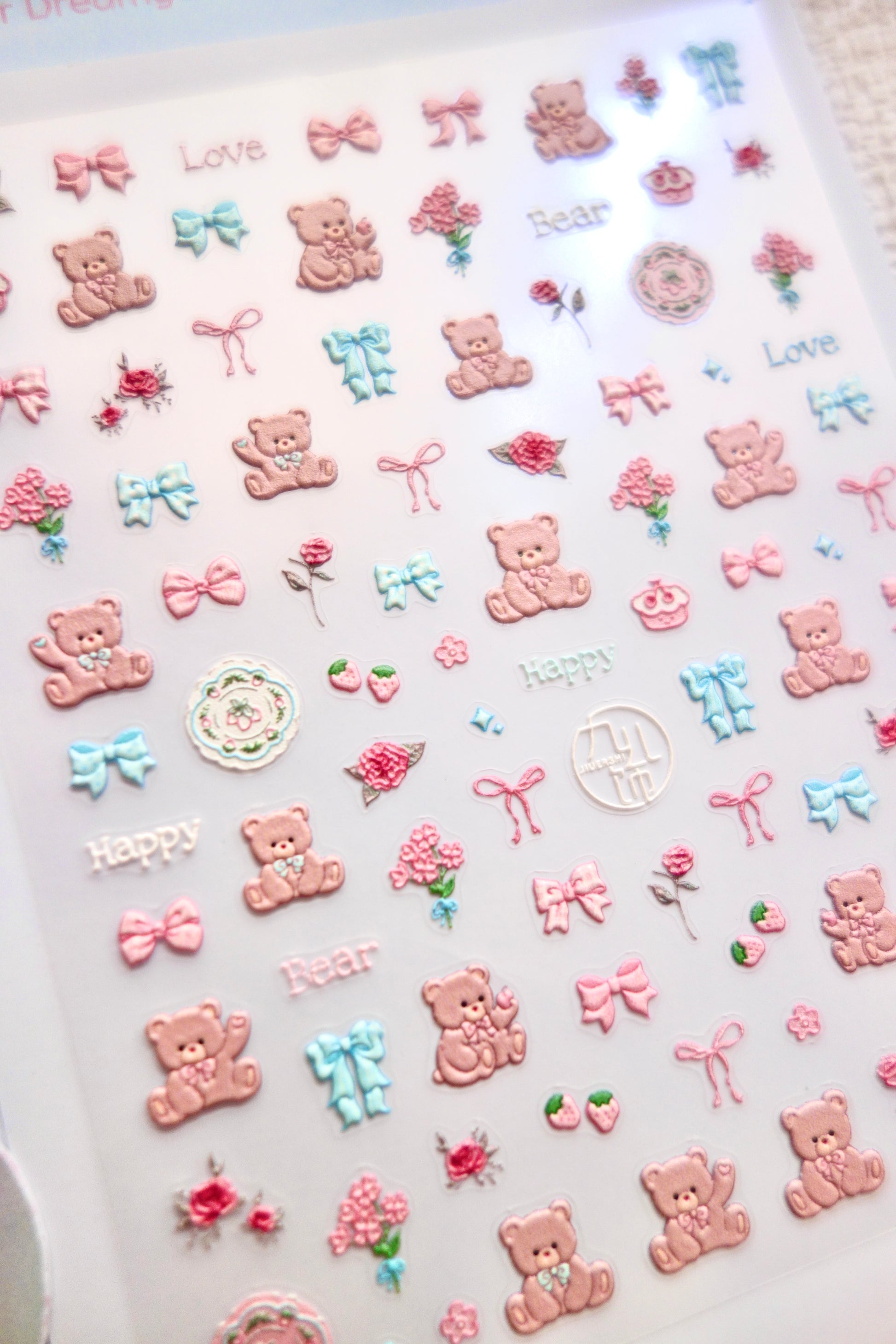 5D Camera Stickers – Animal - Bear Bow