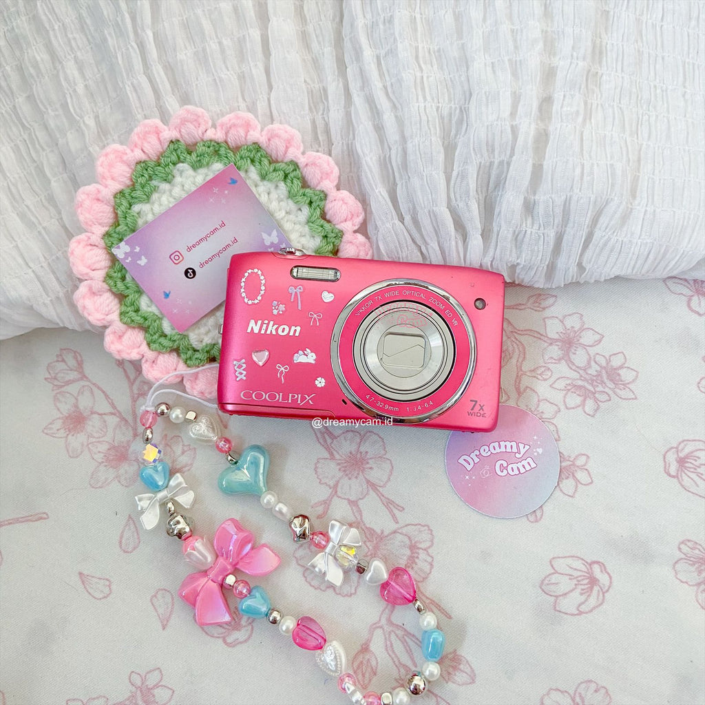 Nikon Coolpix S3500 in pink | Digital Camera CCD Digicam