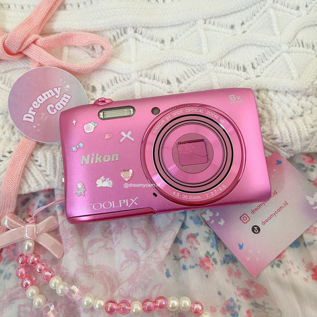 Nikon Coolpix S3600 Pink | Digital Camera CCD Digicam