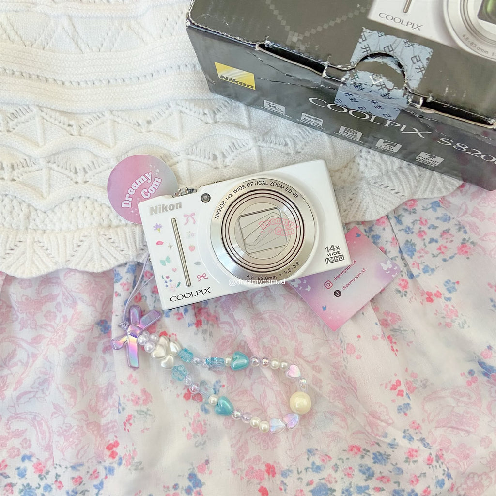 Nikon Coolpix S8200 White with box Popped Up Flash | Digital Camera CCD Digicam