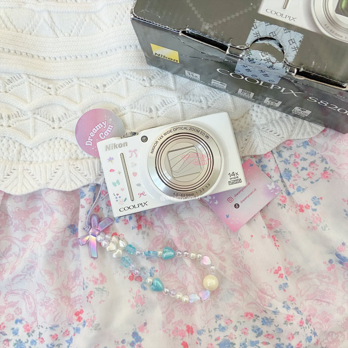 Nikon Coolpix S8200 White with box Popped Up Flash | Digital Camera CCD Digicam