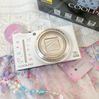 Nikon Coolpix S8200 White with box Popped Up Flash | Digital Camera CCD Digicam