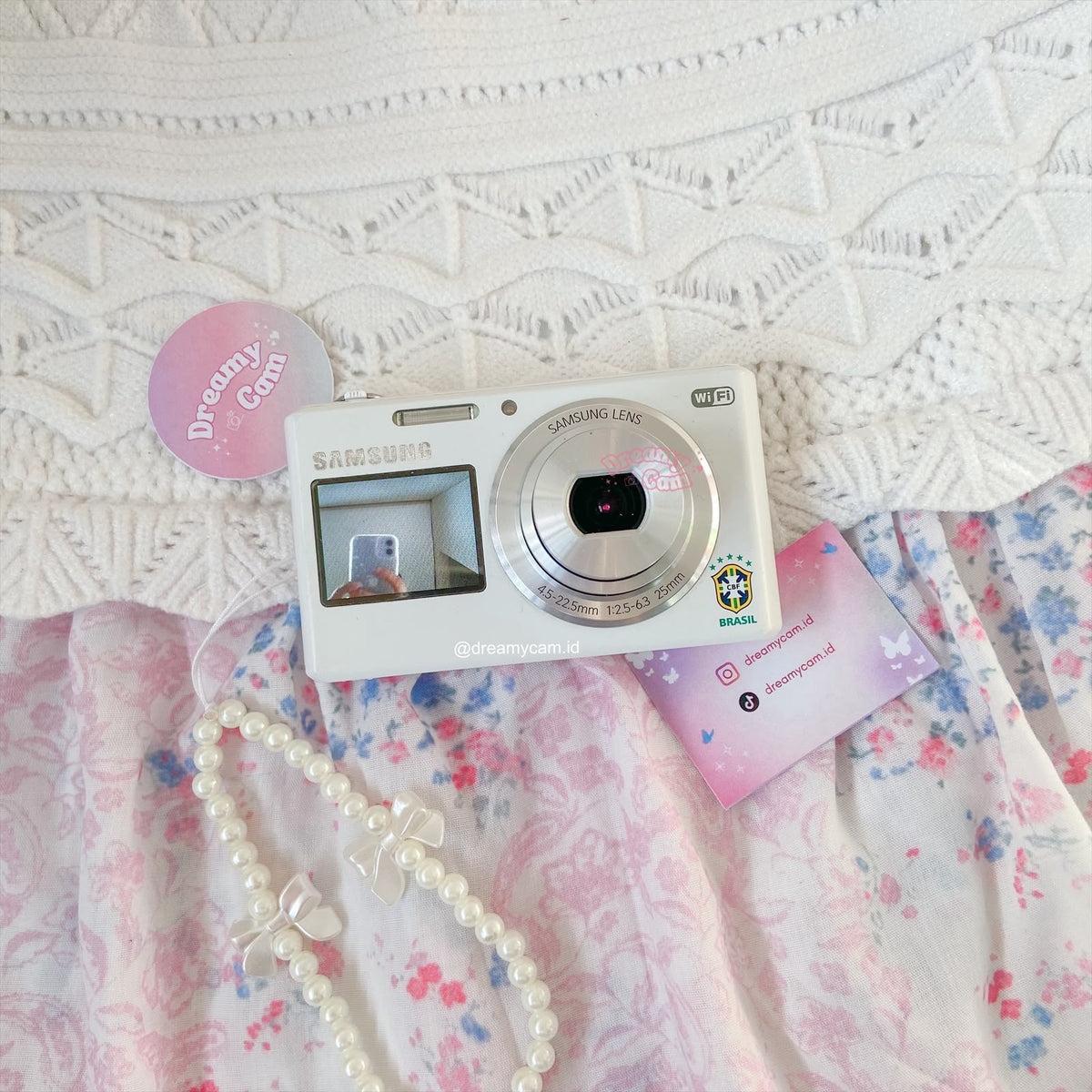 Samsung DV150F White (dual screen) | Digital Camera CCD Digicam