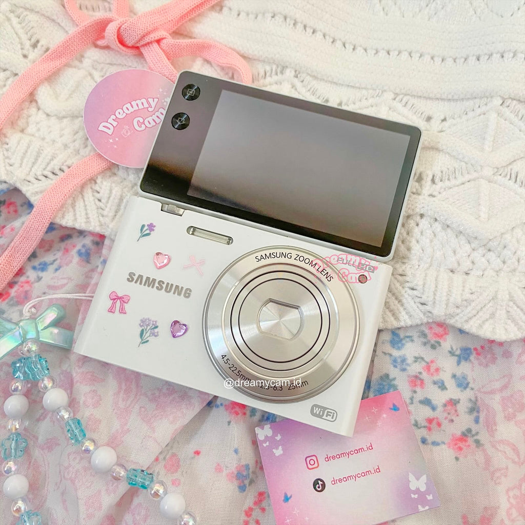 Samsung MV900F Flip Digital Camera in White | CCD Digicam