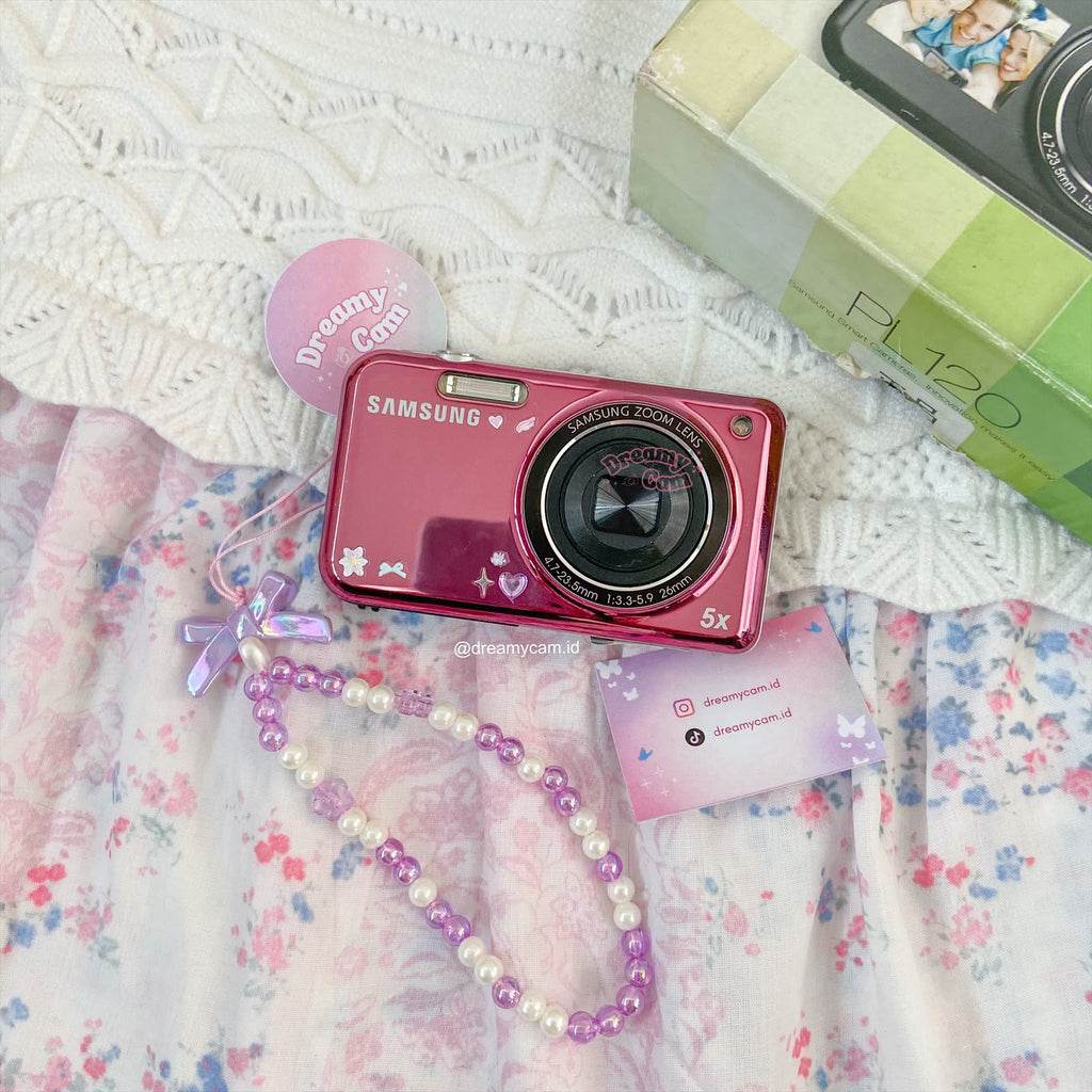 Samsung PL120 Pink (dual screen) with Original Box | Digital Camera CCD Digicam