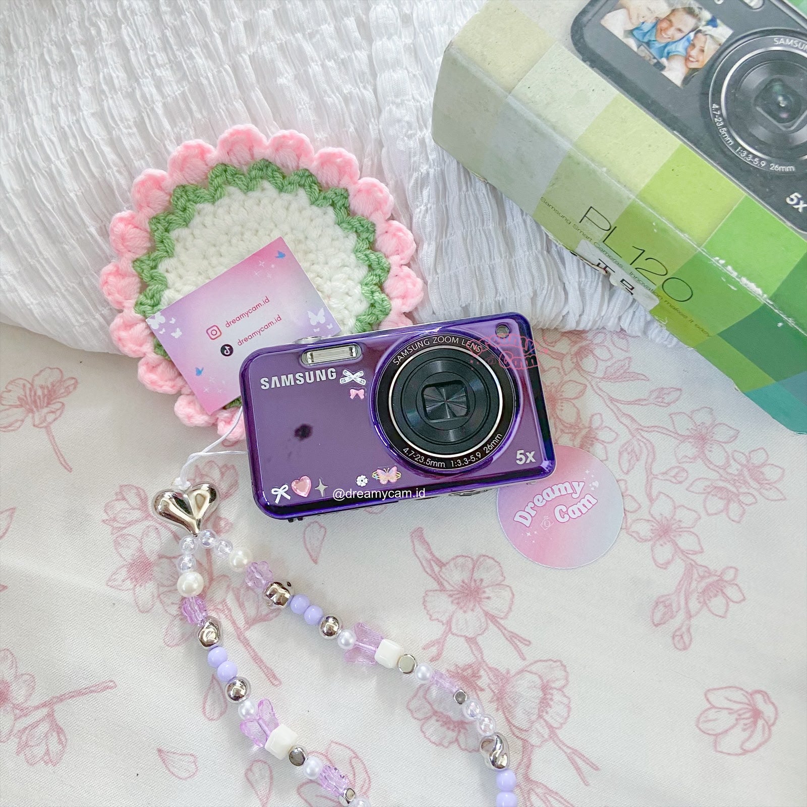 Samsung PL120 (dual screen) purple | Digital Camera CCD Digicam