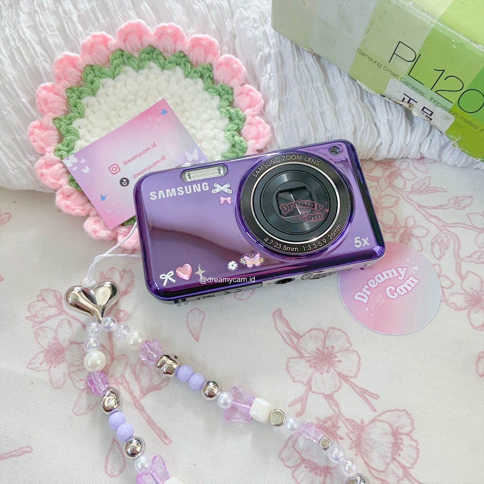 Samsung PL120 (dual screen) purple | Digital Camera CCD Digicam