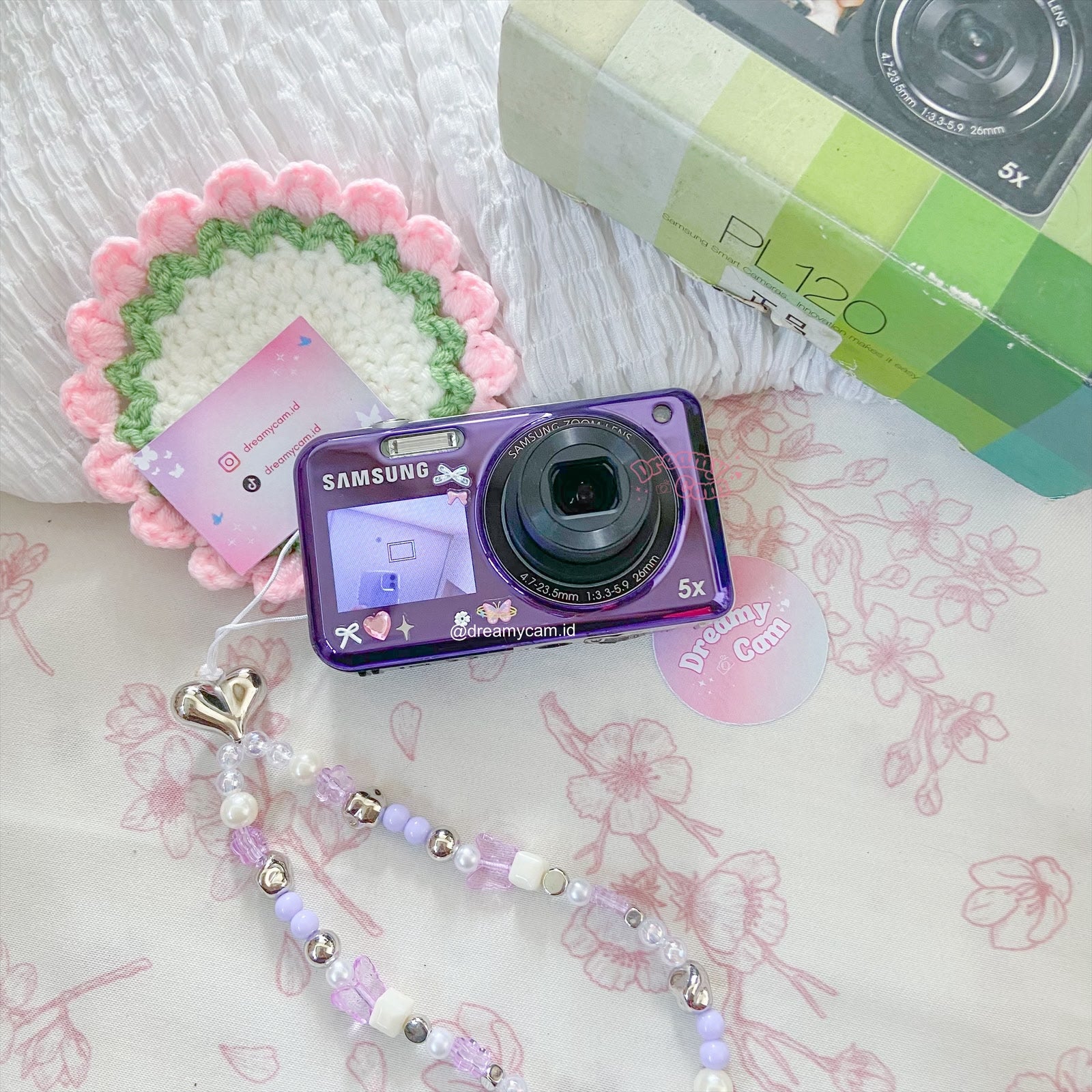 Samsung PL120 (dual screen) purple | Digital Camera CCD Digicam