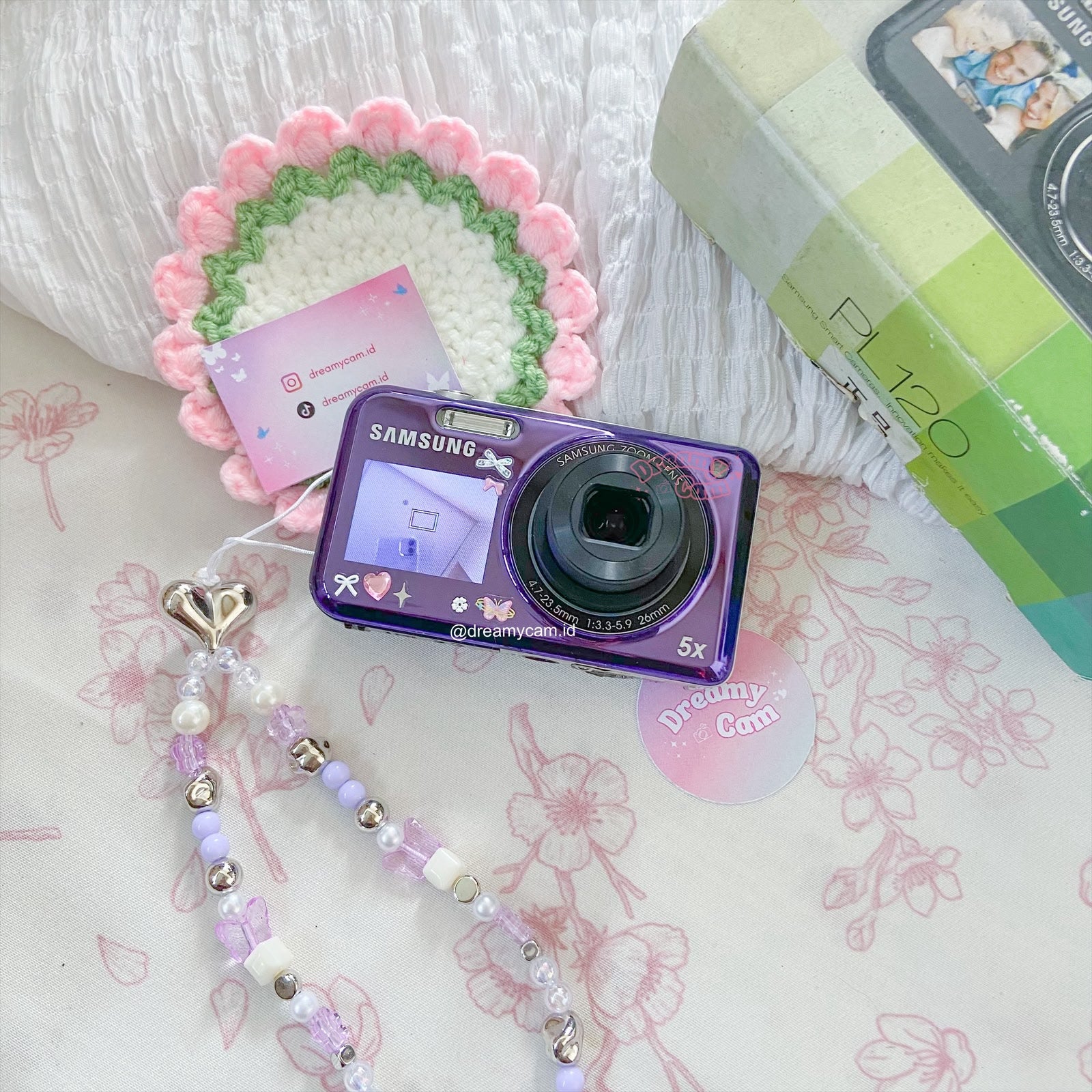 Samsung PL120 (dual screen) purple | Digital Camera CCD Digicam
